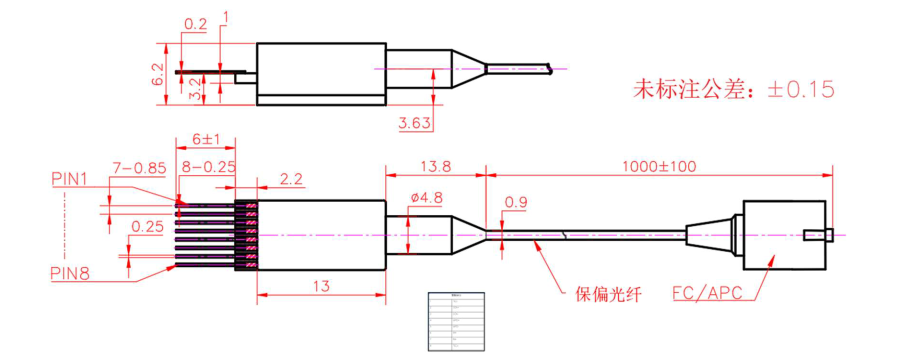 3KHz-1550nm窄线宽激光器