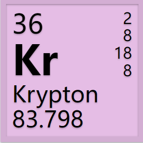 </sup>Kr</sup> 原子